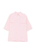 Willy Chavarria Corcoran short-sleeved shirt with flap pocket in pink - men