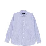 Camicia a righe con bottoni in blu Willy chavarria - uomo 