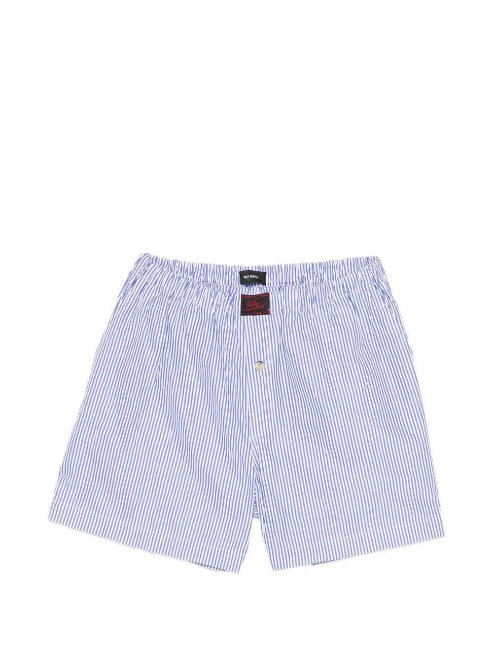 Shorts a righe in blu Willy chavarria - uomo 