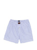 Willy Chavarria blue striped shorts - men