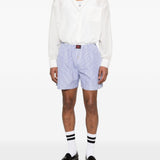 Shorts a righe in blu Willy chavarria - uomo 