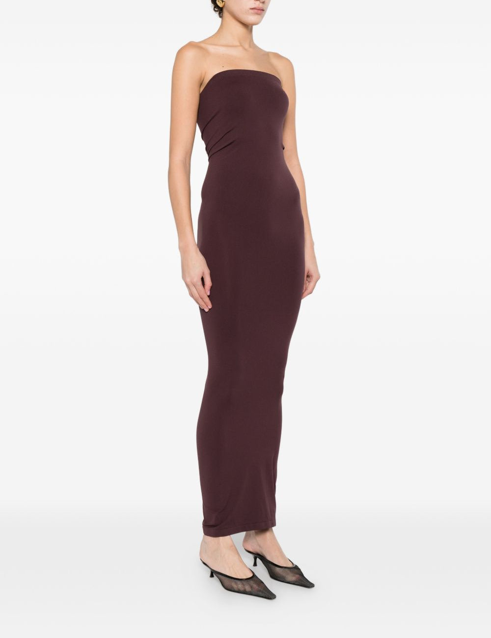Abito lungo in viola scuro Wolford - donna 