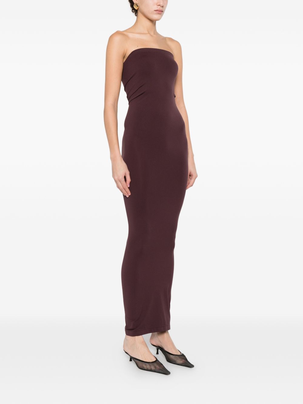 Abito lungo in viola scuro Wolford - donna 