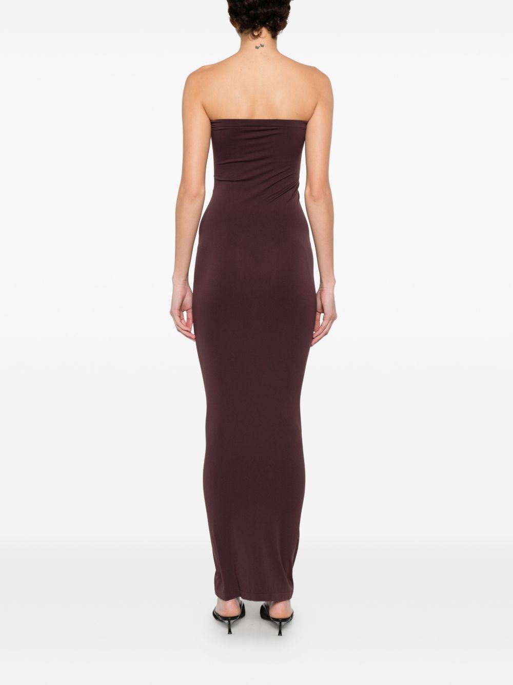 Abito lungo in viola scuro Wolford - donna 
