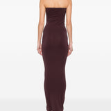 Abito lungo in viola scuro Wolford - donna 