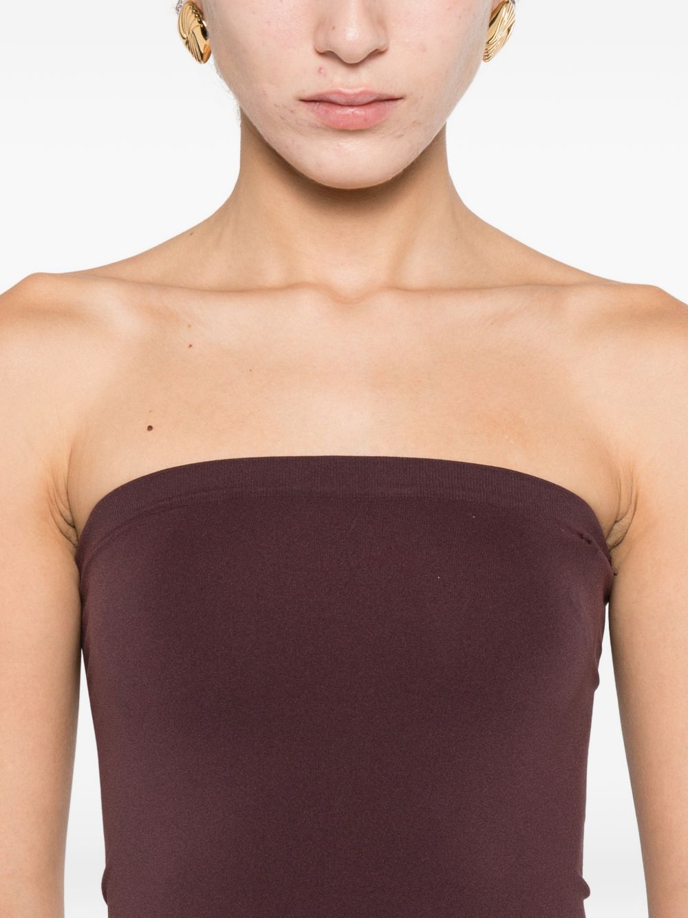 Abito lungo in viola scuro Wolford - donna 