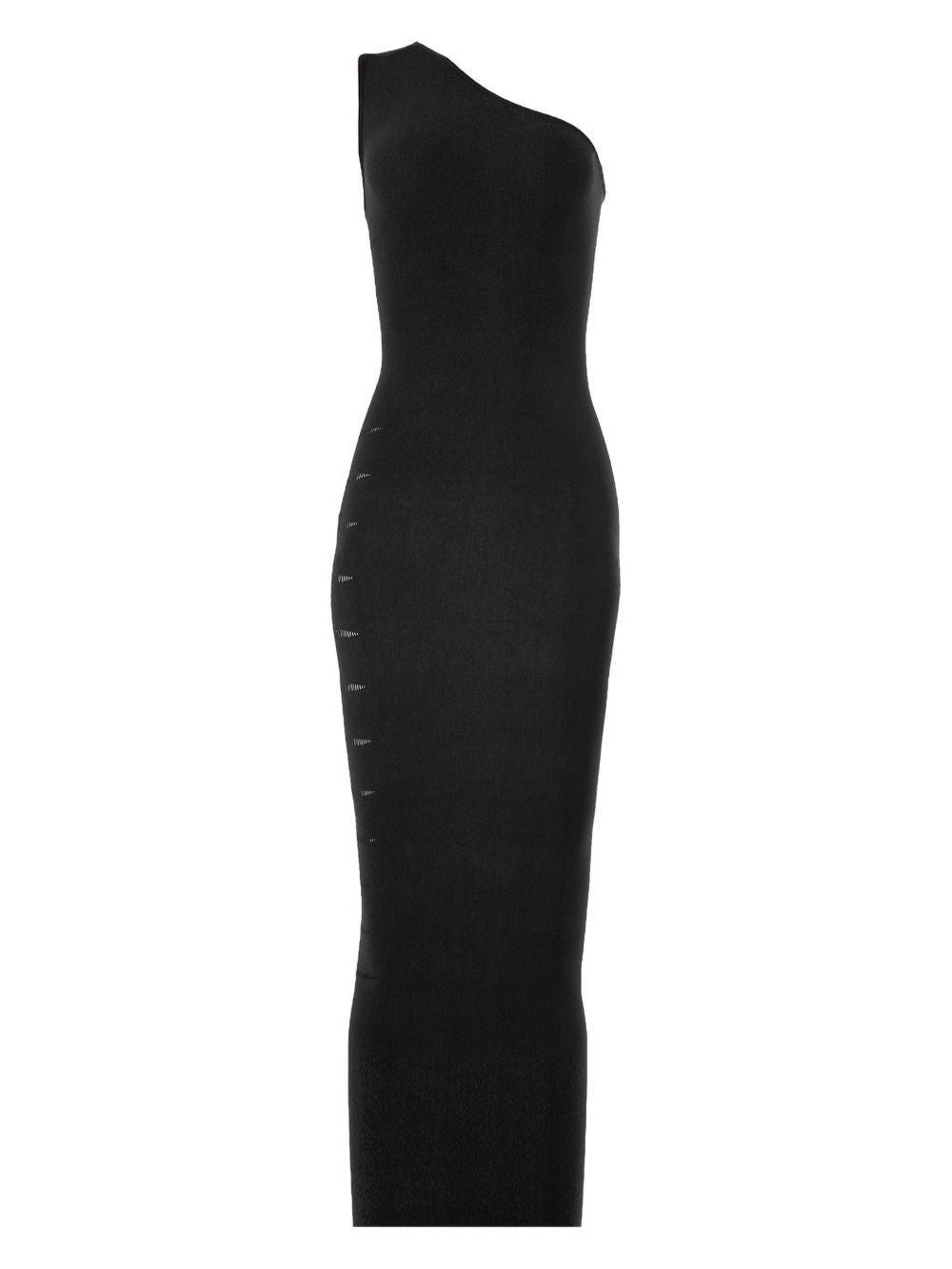 Abito monospalla con aperture laterali in nero Wolford - donna 