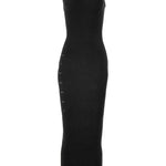 Abito monospalla con aperture laterali in nero Wolford - donna 