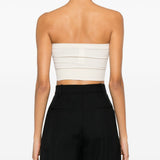 Top bando senza cuciture in beige Wolford - donna 