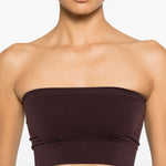 Top bando senza cuciture in viola Wolford - donna 