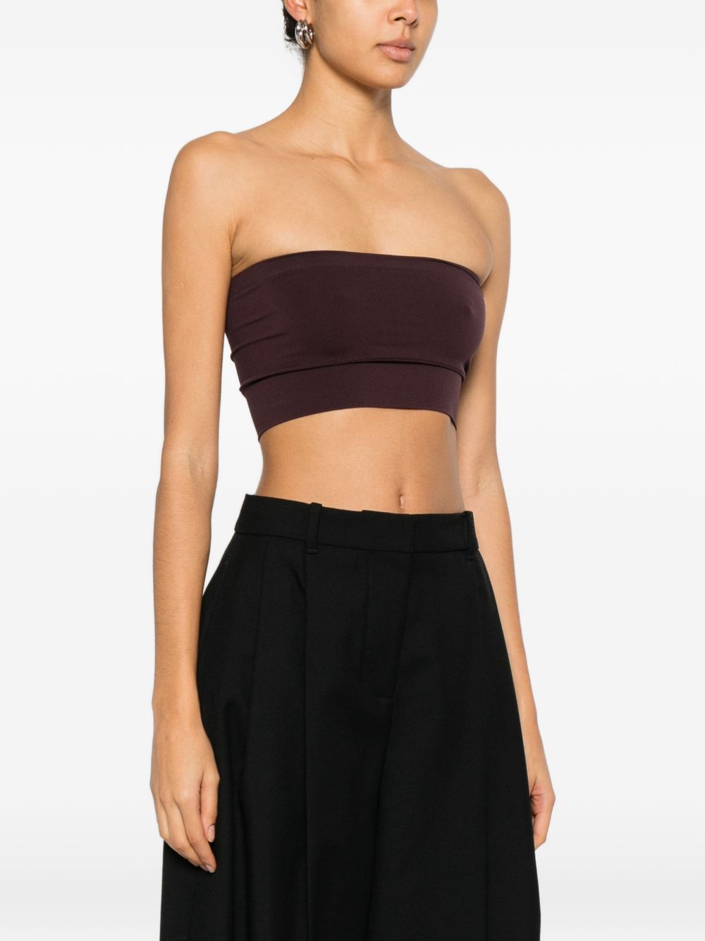 Top bando senza cuciture in viola Wolford - donna 