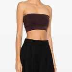 Top bando senza cuciture in viola Wolford - donna 