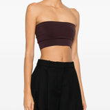 Top bando senza cuciture in viola Wolford - donna 