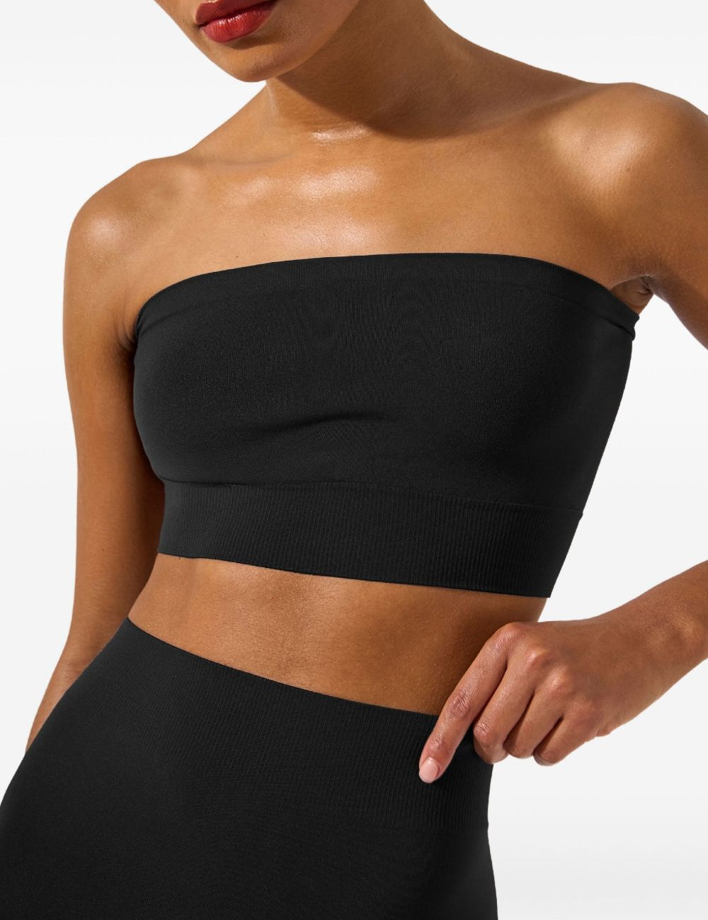 Top senza cuciture in nero Wolford - donna 