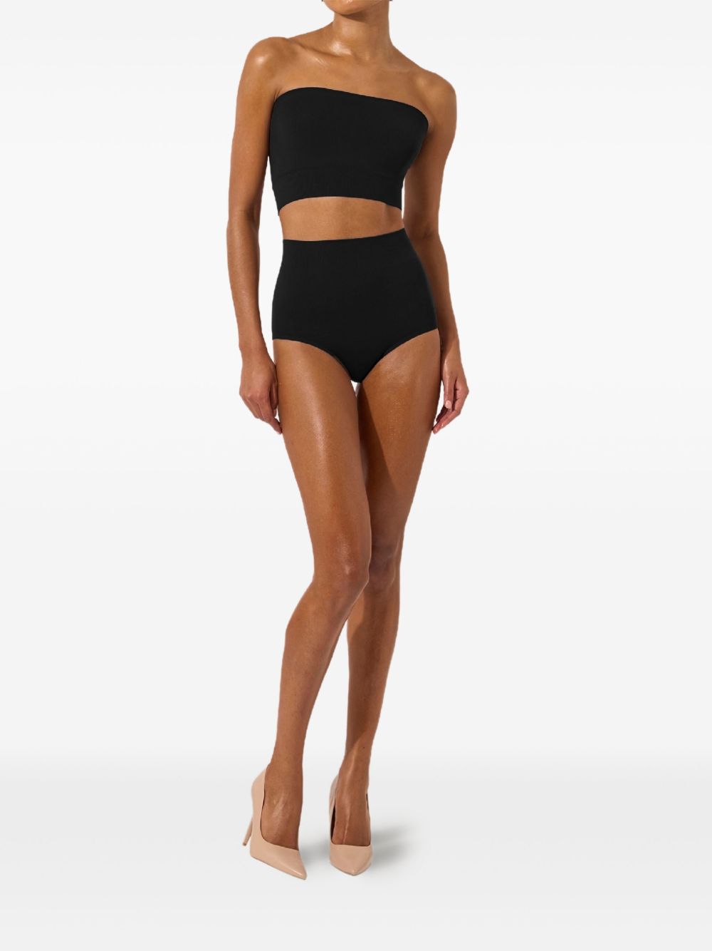 Top senza cuciture in nero Wolford - donna 