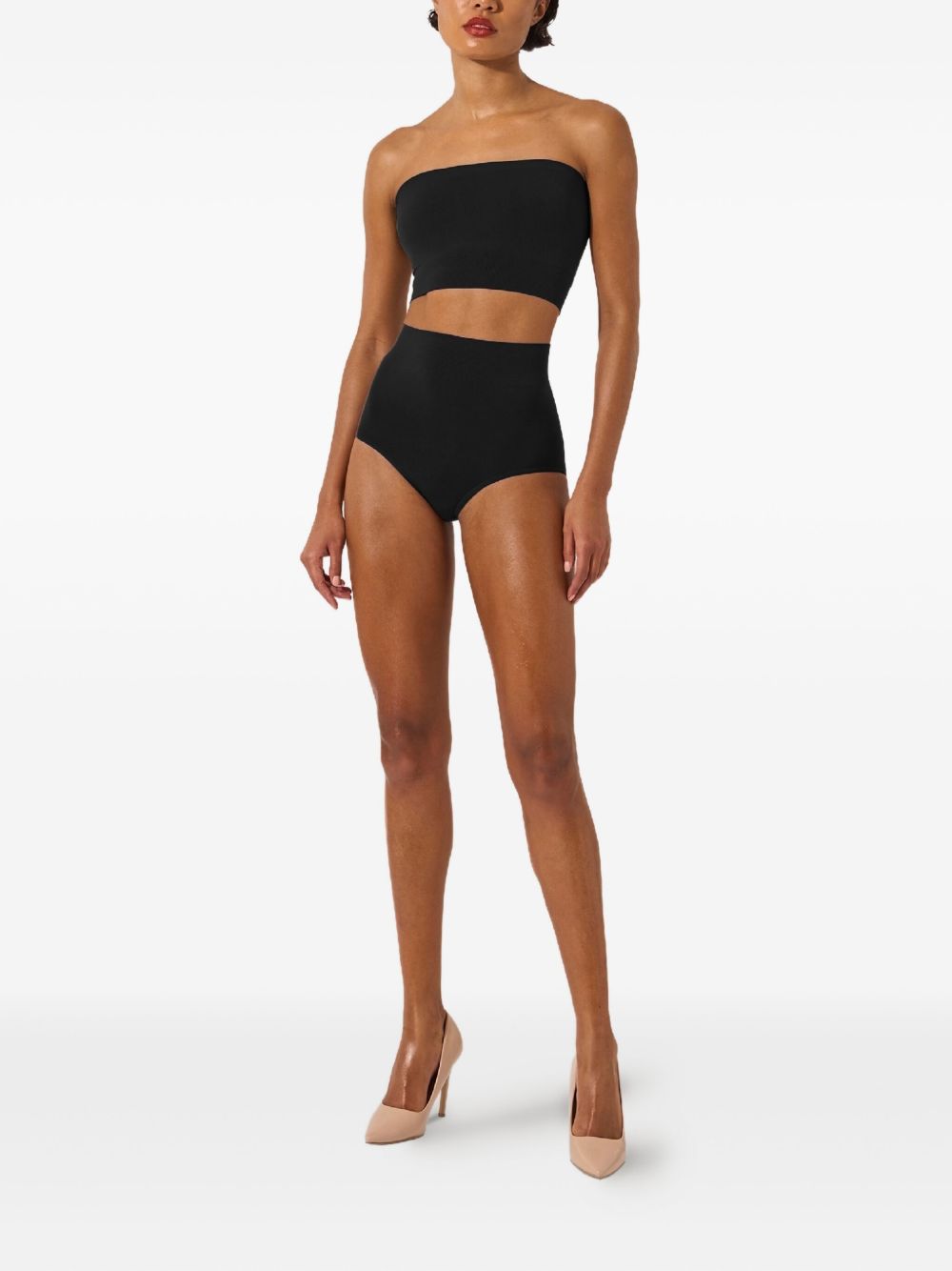 Slip senza cuciture in nero Wolford - donna 