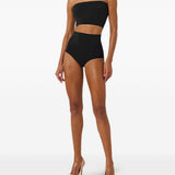 Slip senza cuciture in nero Wolford - donna 