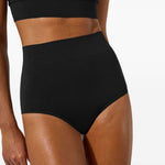 Slip senza cuciture in nero Wolford - donna 