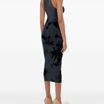 Abito con fantasia tie dye in nero Wolford - donna 