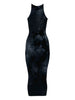 Wolford women's blue tie-dye pattern dress
