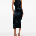 Abito con fantasia tie dye in blu Wolford - donna 