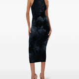 Abito con fantasia tie dye in blu Wolford - donna 