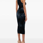 Abito con fantasia tie dye in blu Wolford - donna 