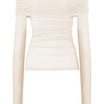 Top semi trasparente in bianco Wolford - donna 