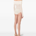 Top semi trasparente in bianco Wolford - donna 
