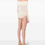 Top semi trasparente in bianco Wolford - donna 
