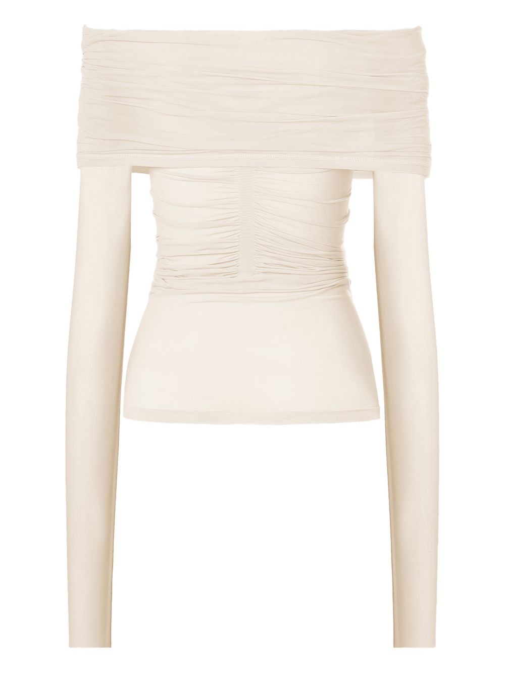 Top semi trasparente in bianco Wolford - donna 