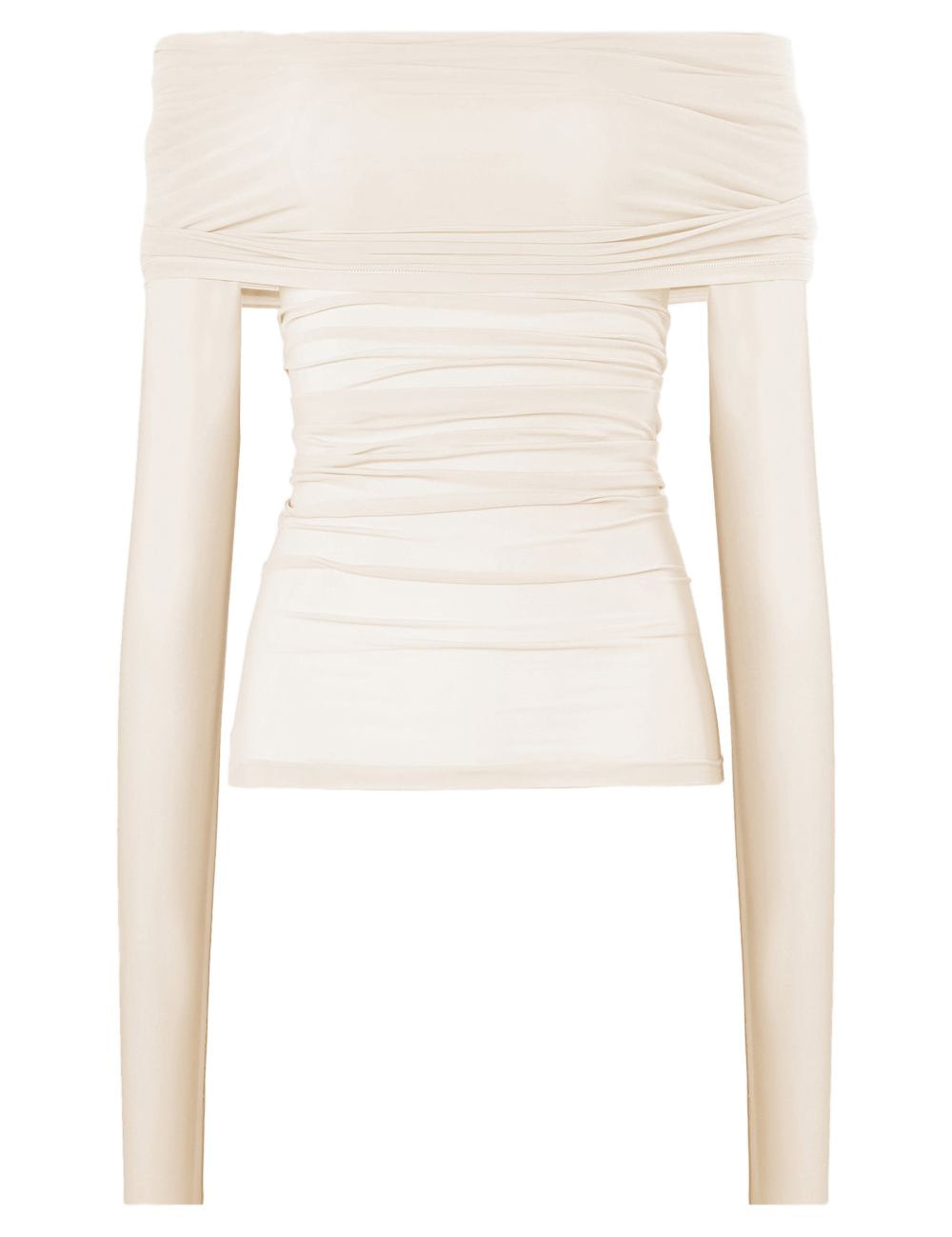 Top semi trasparente in bianco Wolford - donna 