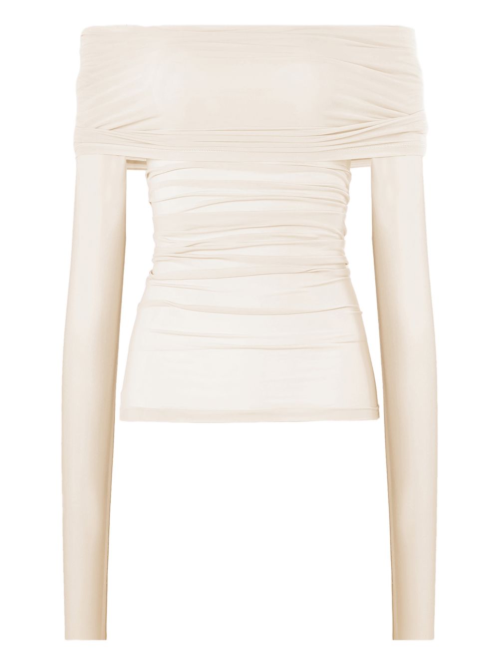 Top semi trasparente in bianco Wolford - donna 