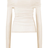 Top semi trasparente in bianco Wolford - donna 