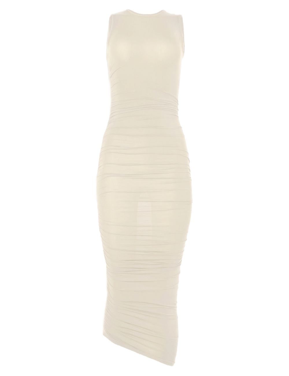 Abito midi drappeggiato in beige Wolford - donna 