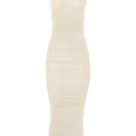 Abito midi drappeggiato in beige Wolford - donna 