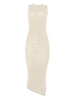 Abito midi drappeggiato in beige Wolford - donna