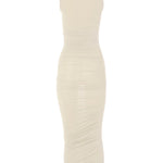 Abito midi drappeggiato in beige Wolford - donna 