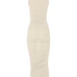 Abito midi drappeggiato in beige Wolford - donna 