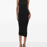Abito semi trasparente in nero Wolford - donna 