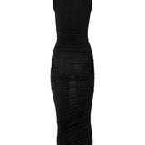 Abito semi trasparente in nero Wolford - donna 