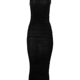 Abito semi trasparente in nero Wolford - donna 