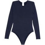 Body a maniche lunghe in blu Wolford - donna 