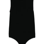 Body a collo alto  in nero Wolford - donna 