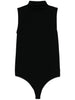 Body a collo alto  in nero Wolford - donna