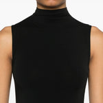 Body a collo alto  in nero Wolford - donna 