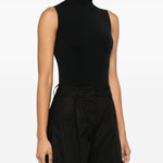 Body a collo alto  in nero Wolford - donna 