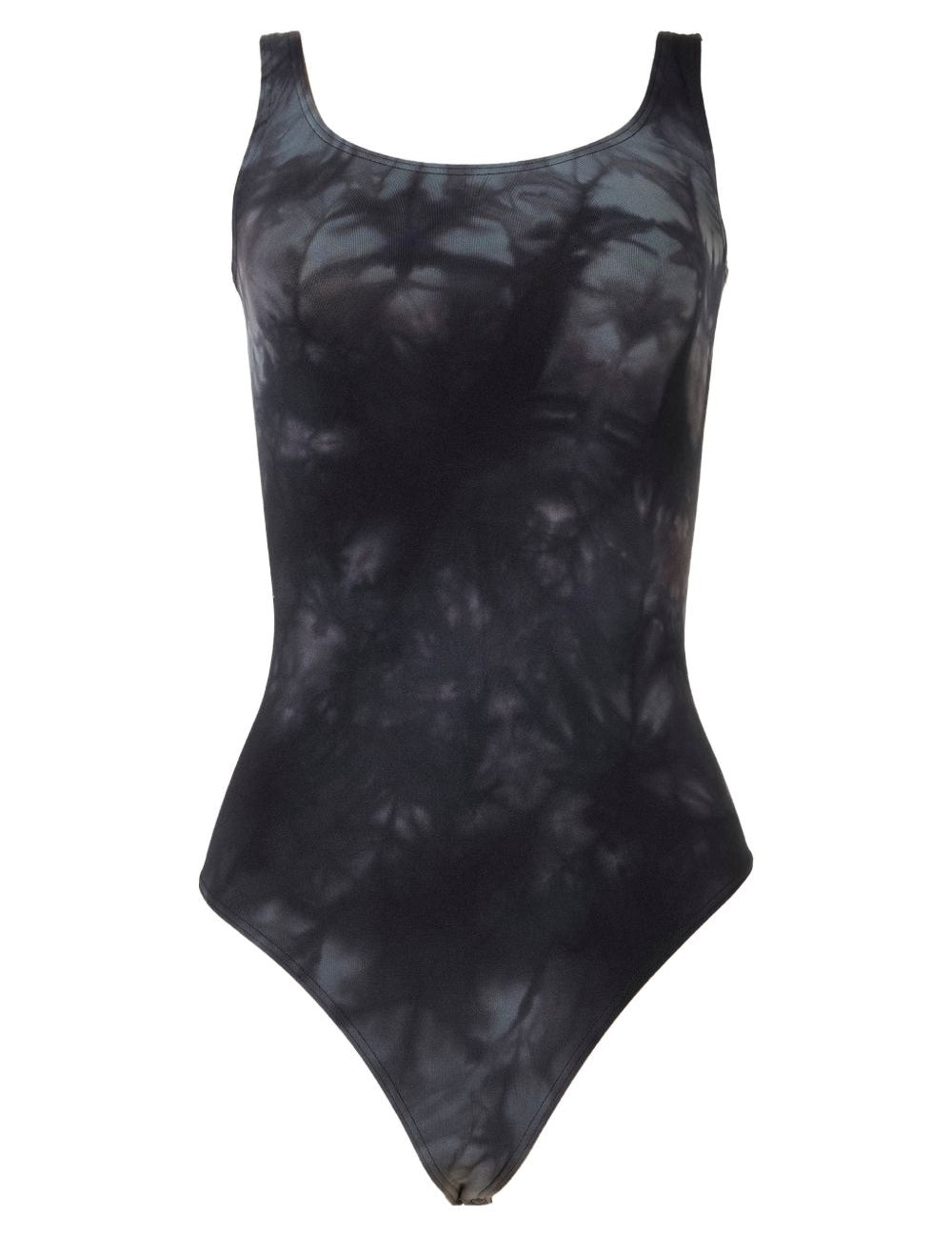Body con fantasia tie dye in nero Wolford - donna 