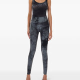 Body con fantasia tie dye in nero Wolford - donna 
