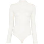 Body a maniche lunghe in bianco Wolford - donna 